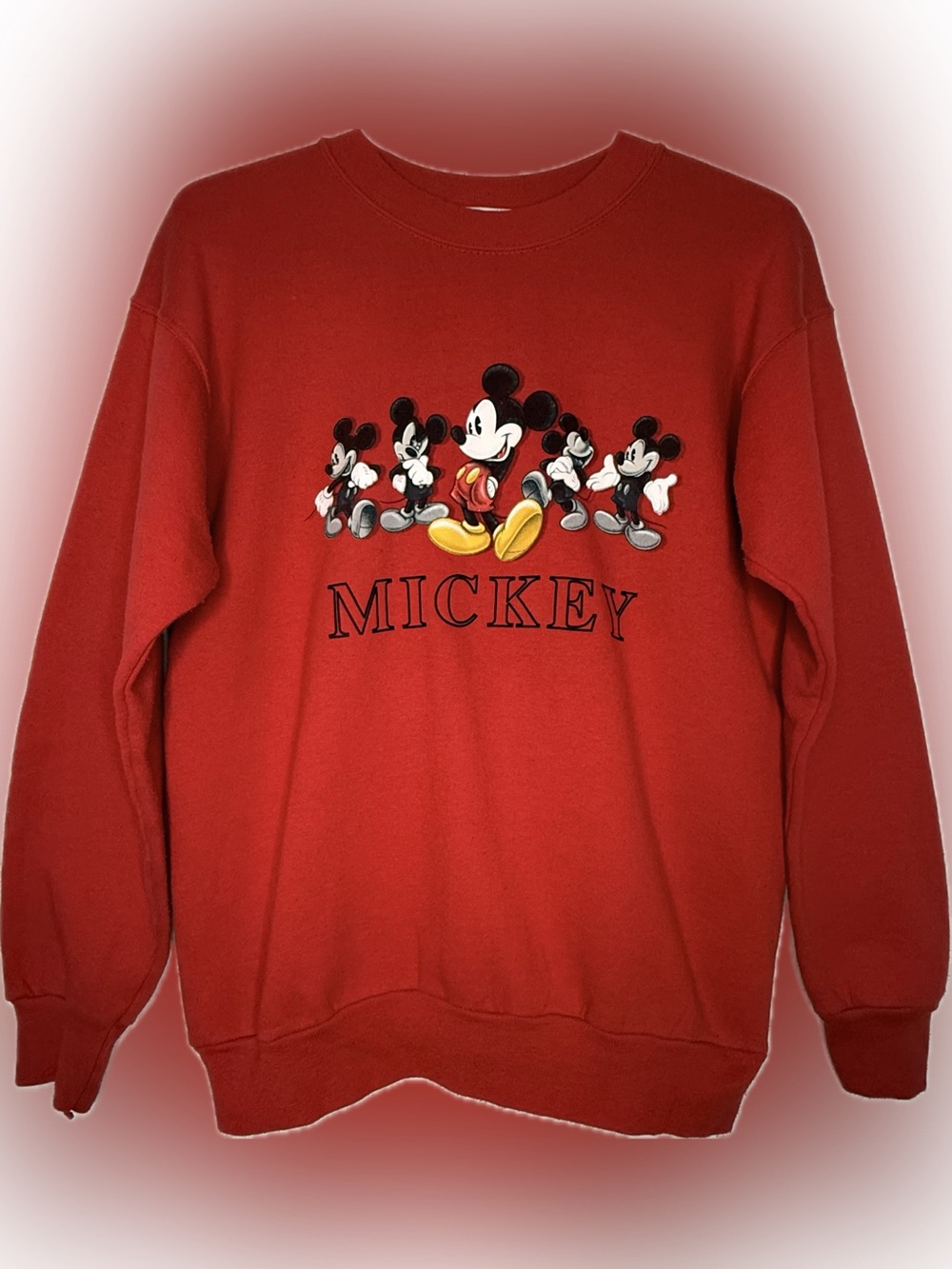 VINTAGE 90's Disney Store Mickey Mouse SweatshirtAdult Size Small